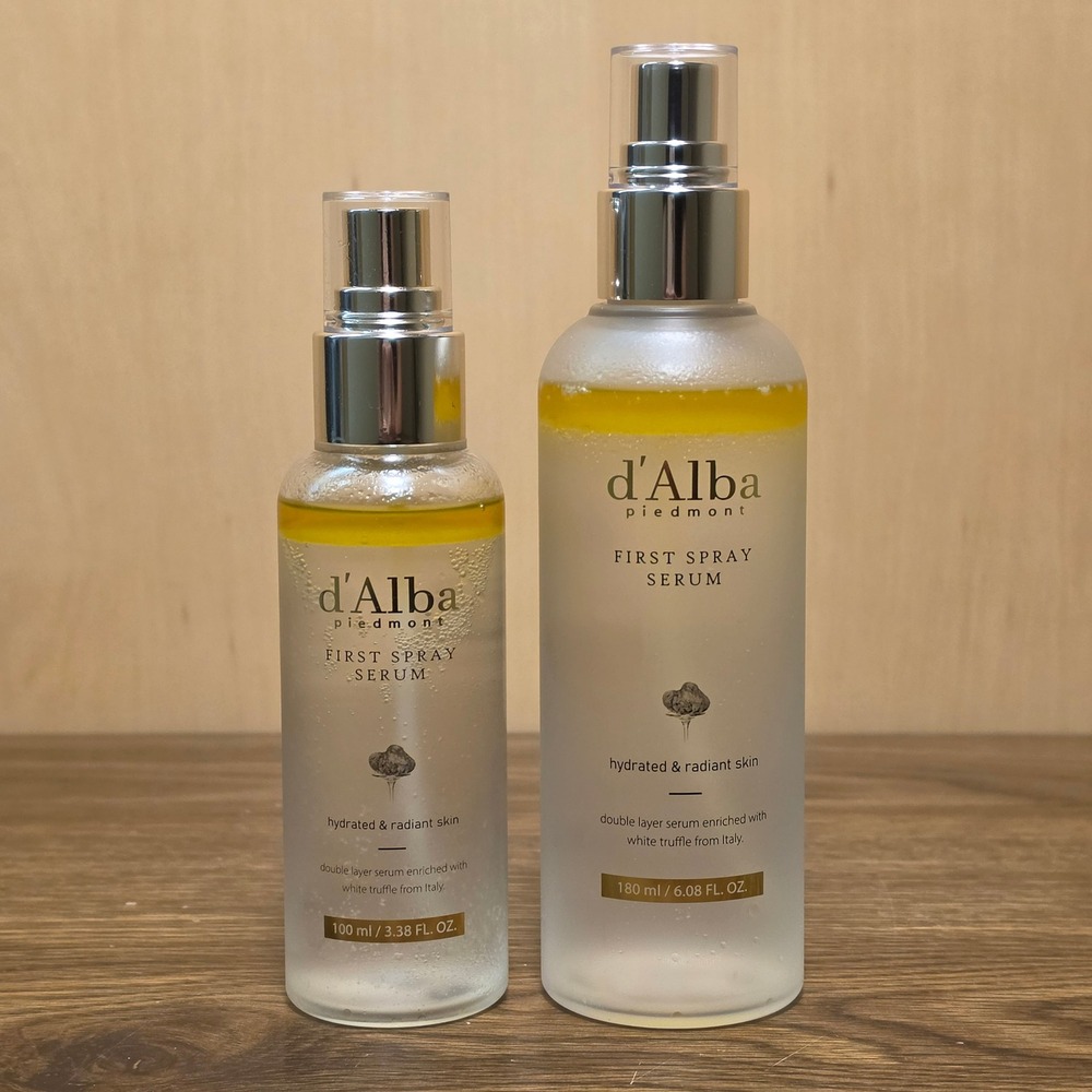 d'Alba White Truffle First Spray Serum 100ml + 180ml 2 Pack New K-Beauty